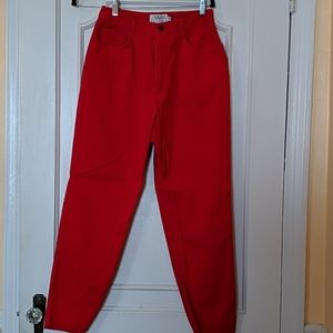 Talbots petite size 8 red jeans